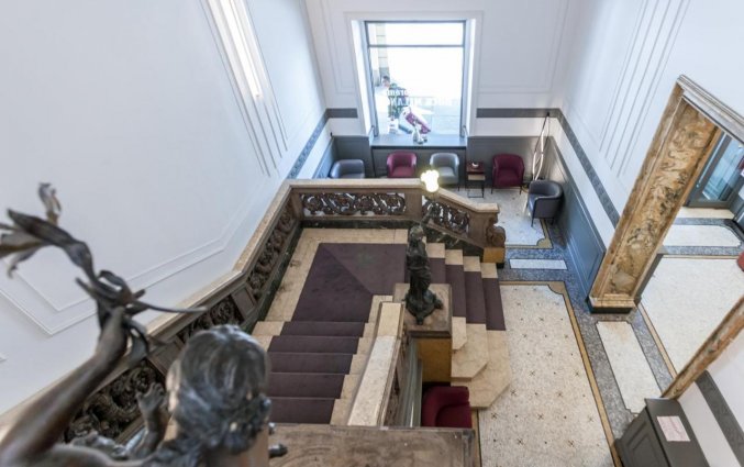 Trappenhuis bij Best Quality Hotel Dock Milano