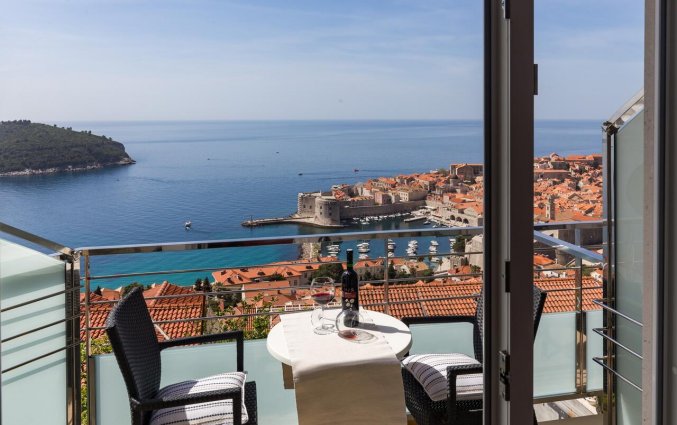 Dakterras met uitzicht van Guesthouse Home Sweet Home in Dubrovnik