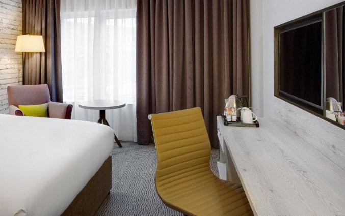 Tweepersoonskamer van hotel Jurys Inn Manchester City Centre