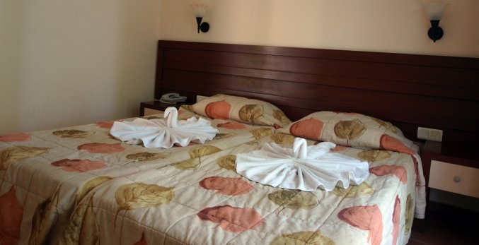 Tweepersoonskamer van Hotel Lemas Suite in Side
