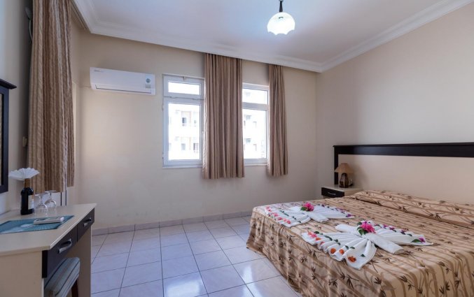 Slaapkamer van Hotel Helios in Side