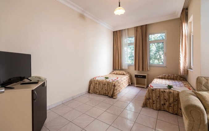 Slaapkamer van Hotel Helios in Side