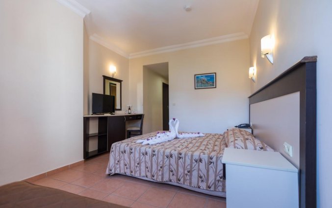 Slaapkamer van Hotel Helios in Side