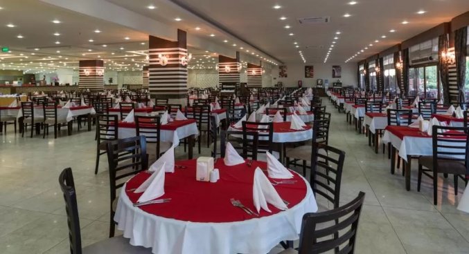 Restaurant van Resort Primasol Hane Family in Side