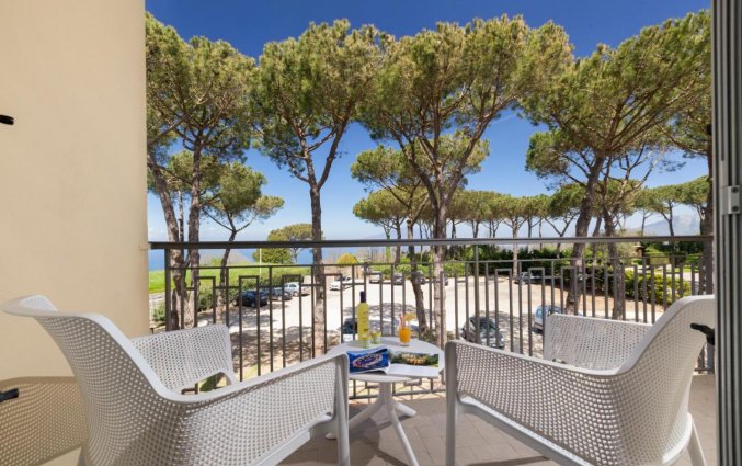 Balkon bij Hotel O Sole Mio