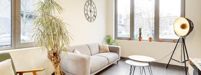 Lounge van Appartementen All Suites Bordeaux Marne in Bordeaux