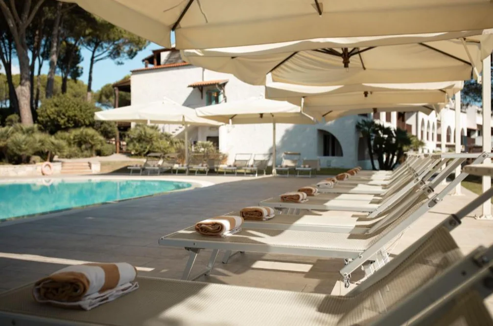 Hotel Punta Negra ligbedden 