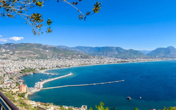 Alanya - Uitzicht stad