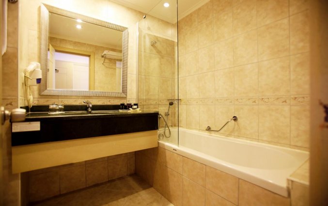 Badkamer van Hotel Utopia World in Alanya