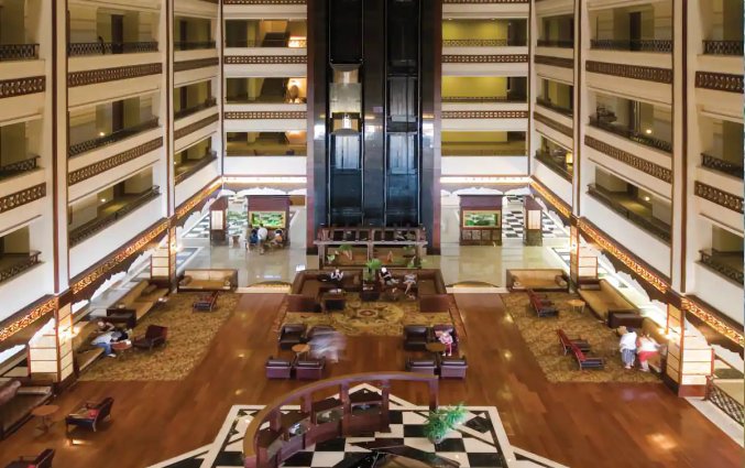 Lobby van Hotel Utopia World in Alanya