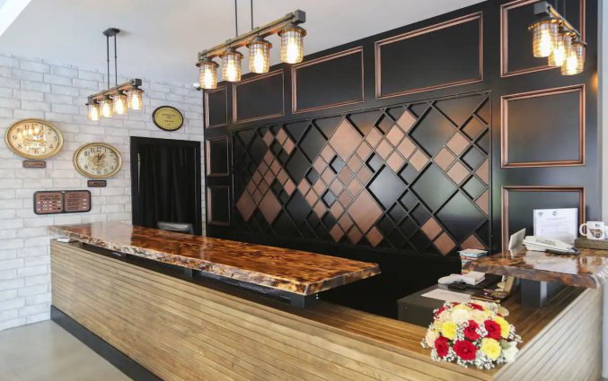 Receptie van Hotel Monart City in Alanya