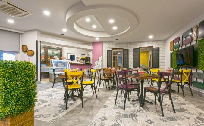 Restaurant van Hotel Monart City in Alanya