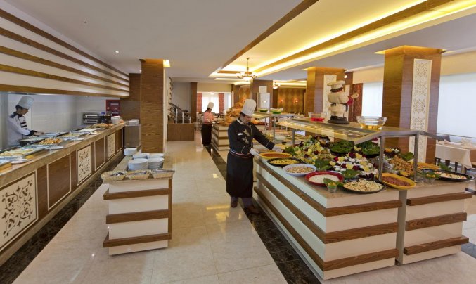 Restaurant van Hotel Monart City in Alanya
