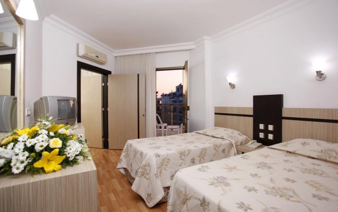 Slaapkamer van Hotel Monte Carlo in Alanya