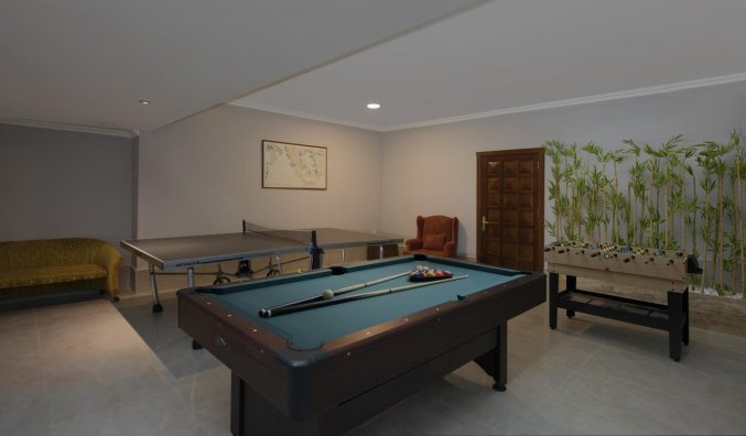 Spellenkamer van Hotel Antique Roman Palace in Alanya