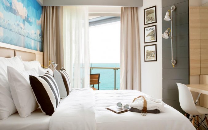 Slaapkamer van Hotel Sunprime C-Lounge in Alanya
