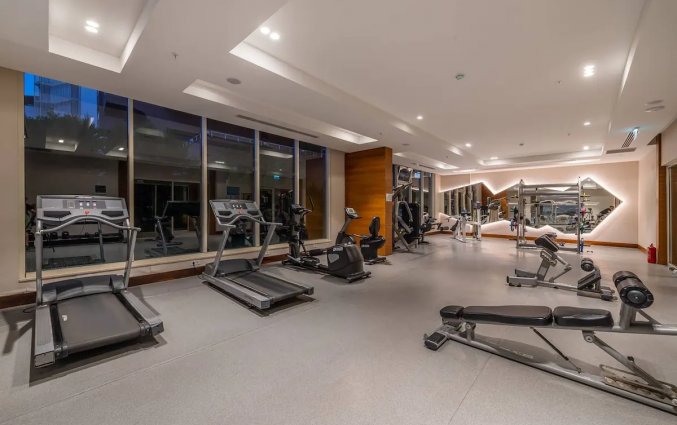 Fitnessruimte van Hotel Kirman Sidera Luxury & Spa in Alanya