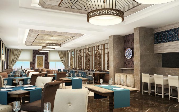 Restaurant van Hotel Kirman Sidera Luxury & Spa in Alanya