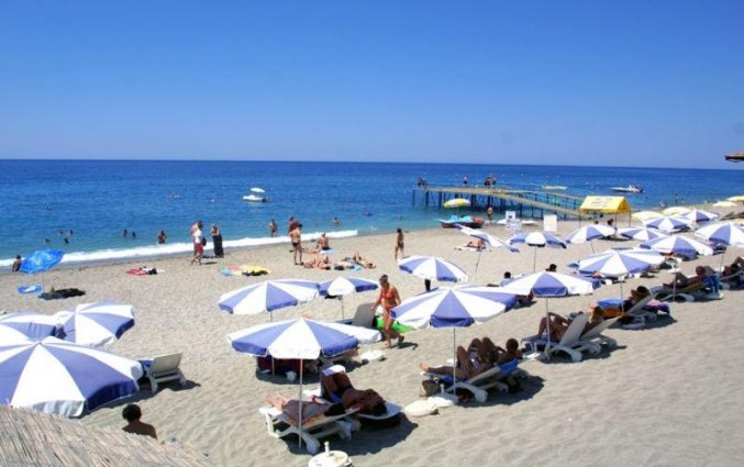 Strand van Hotel Blue Fish Alanya