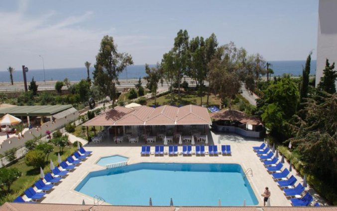 Uitzicht vanaf Hotel Blue Fish Alanya