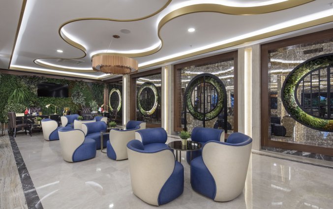 Lobby van Hotel en Villas Saphir in Alanya