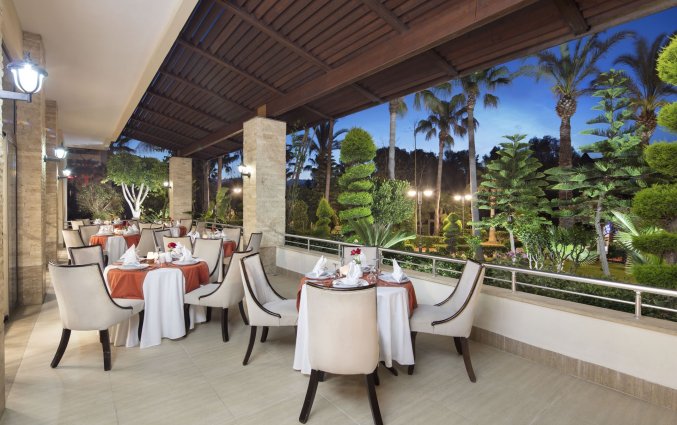 Terras van Hotel en Villas Saphir in Alanya