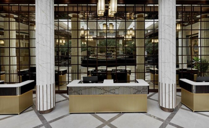 Receptie van Hotel The Midland Manchester