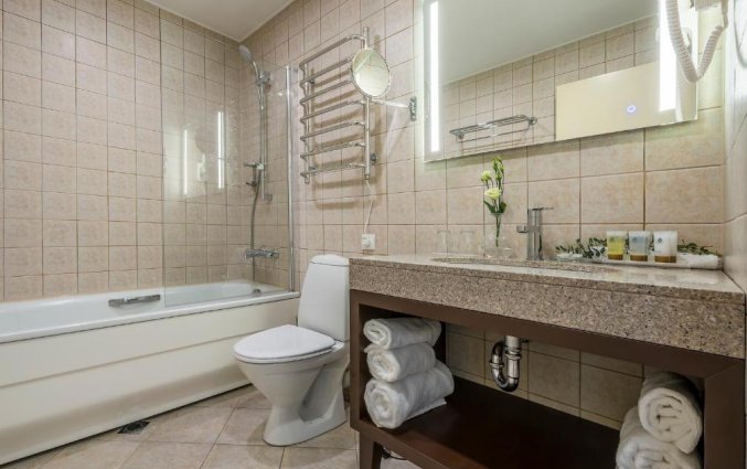Badkamer van hotel Ratonda Centrum Vilnius