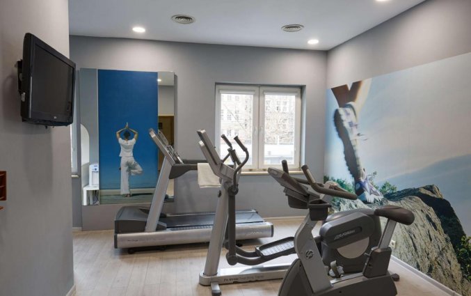 Fitnessruimte van Hotel Scandic Wroclaw