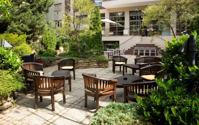 Terras van Adina Apartment Hotel Budapest