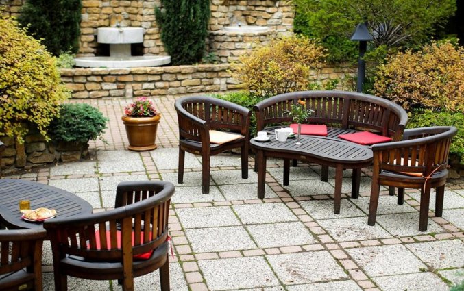 Terras van Adina Apartment Hotel Budapest