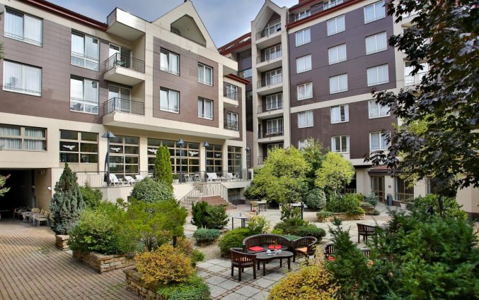 Terras van Adina Apartment Hotel Budapest