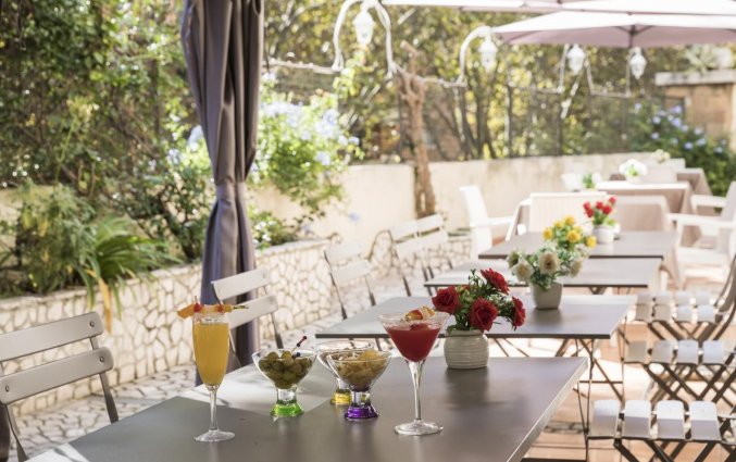 Terras van hotel Villa Rosa in Rome