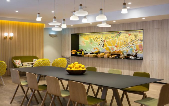 Ontbijtzaal van hotel Citadines Ramblas Barcelona