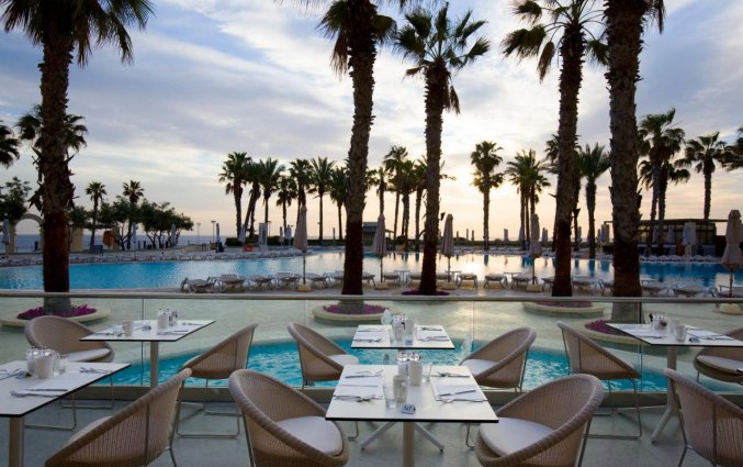 Terras bij Hilton Malta
