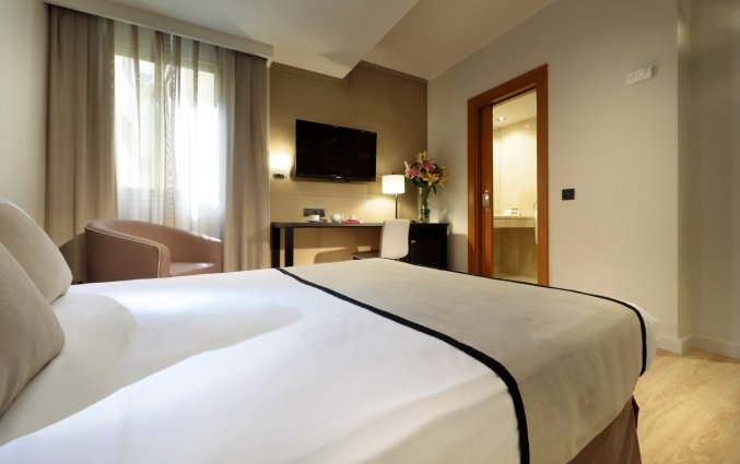Tweepersoonskamer van Hotel Eurostars Rey Don Jaime in Valencia