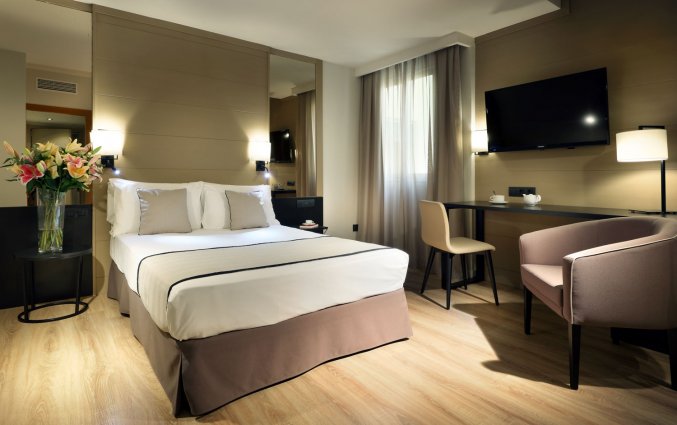 Tweepersoonskamer van Hotel Eurostars Rey Don Jaime in Valencia