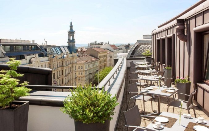Dakterras van Hotel NH Collection Wien Zentrum Wenen