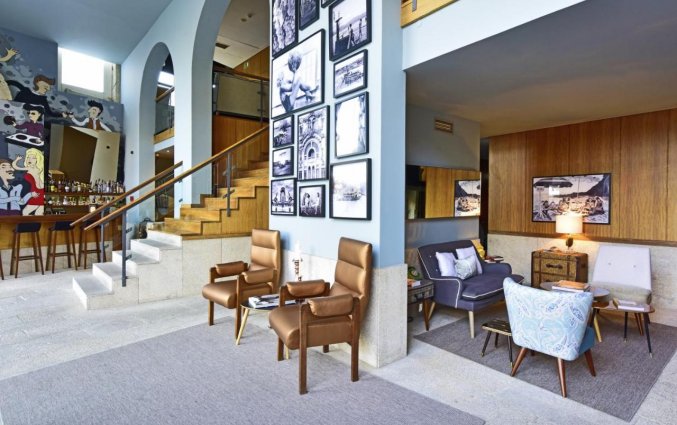 Lounge bij hotel Pestana Vintage Porto