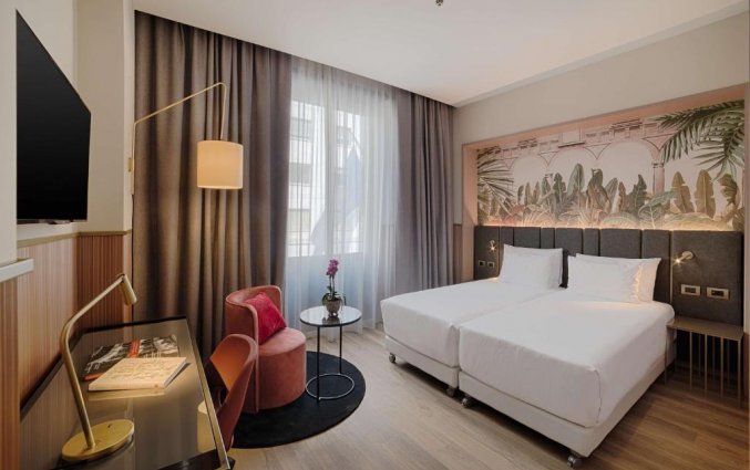 Tweepersoonskamer van Hotel NH Milano Touring Milaan