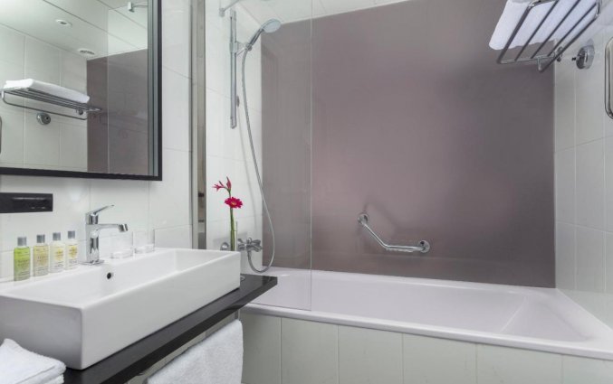 Badkamer bij Hilton Praag