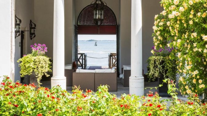 Tuin van NH Collection Grand Hotel Dei Dogi Venetië