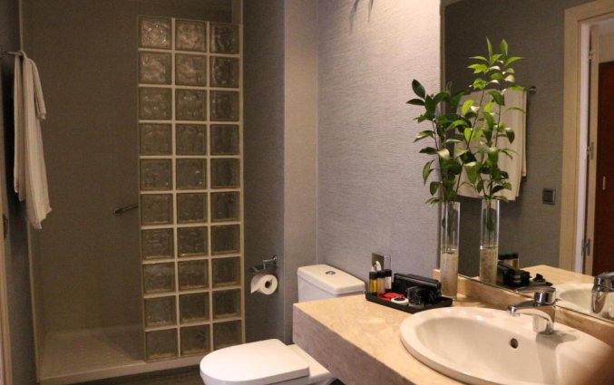 Badkamer van Hotel Puerta de Toledo Madrid