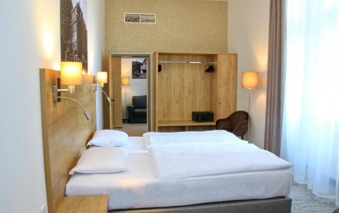 Tweepersoonskamer van City Hotel Ring Budapest