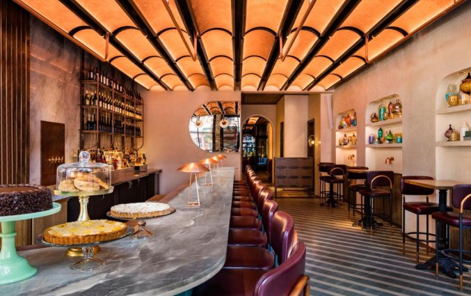 Cafe van hotel Moxy NYC Chelsea