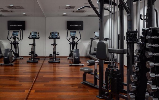 Fitnessruimte in Hotel Cosmopolitan in Praag