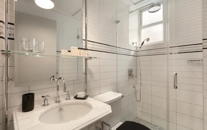 Badkamer van hotel Evelyn