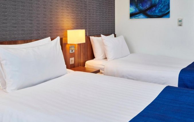 Tweepersoonskamer van hotel Holiday Inn Express Manchester City Men Arena