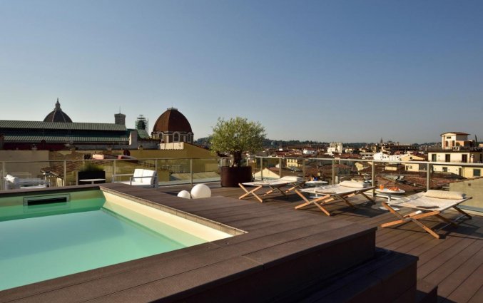 Uitzicht vanaf het dakterras van Hotel Glance in Florence