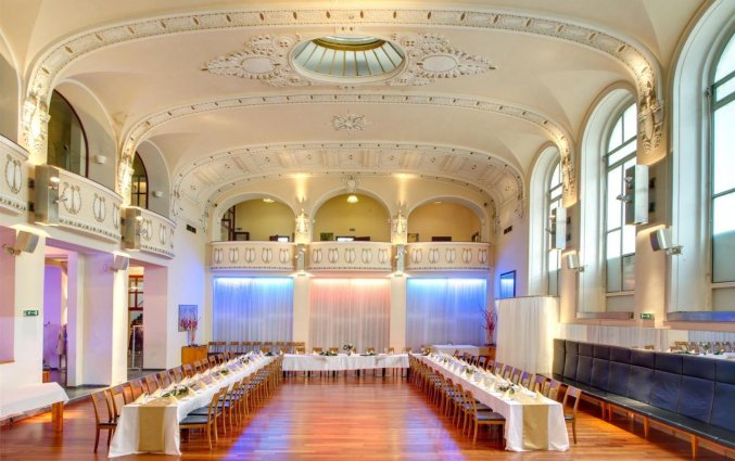 Eetzaal van hotel Theatrino Praag